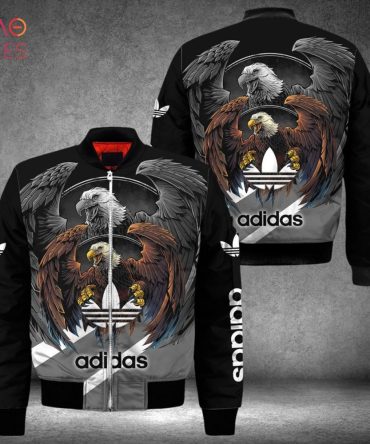 Adidas Eagle Bomber Jacket - Bold Graphic Design, Men'S Fashion Outerwear