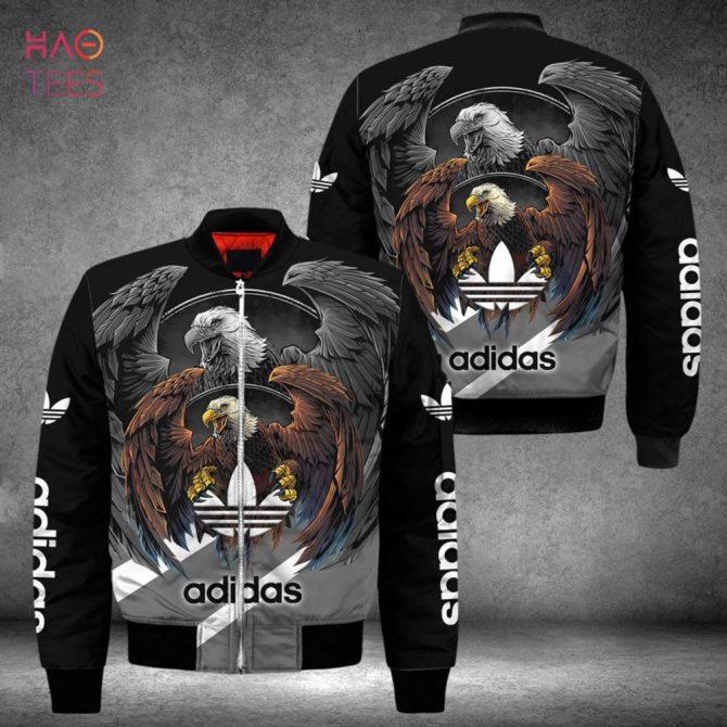 Adidas Eagle Bomber Jacket - Bold Graphic Design, Men'S Fashion Outerwear