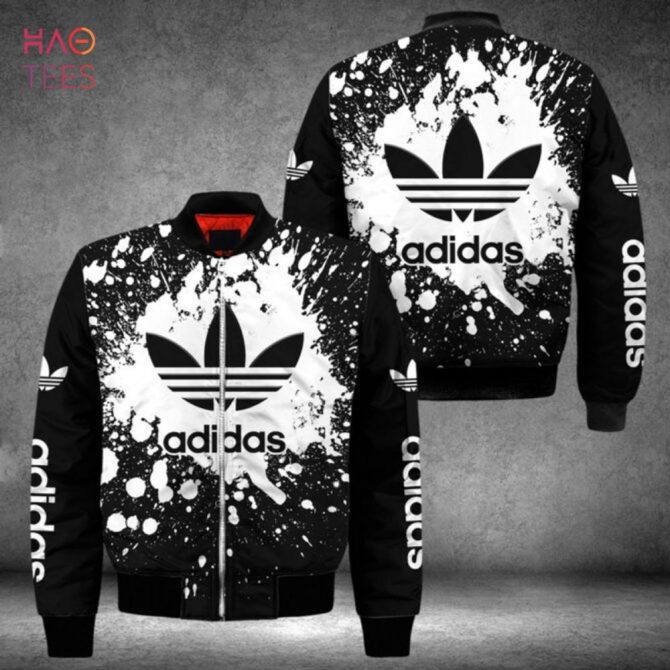 Stylish Black & White Splatter Bomber Jacket - Trendy Streetwear For Men & Women - Image 2