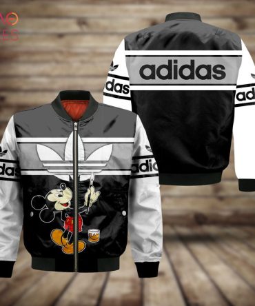 Adidas Mickey Mouse Bomber Jacket - Trendy Retro Style For Disney Fans
