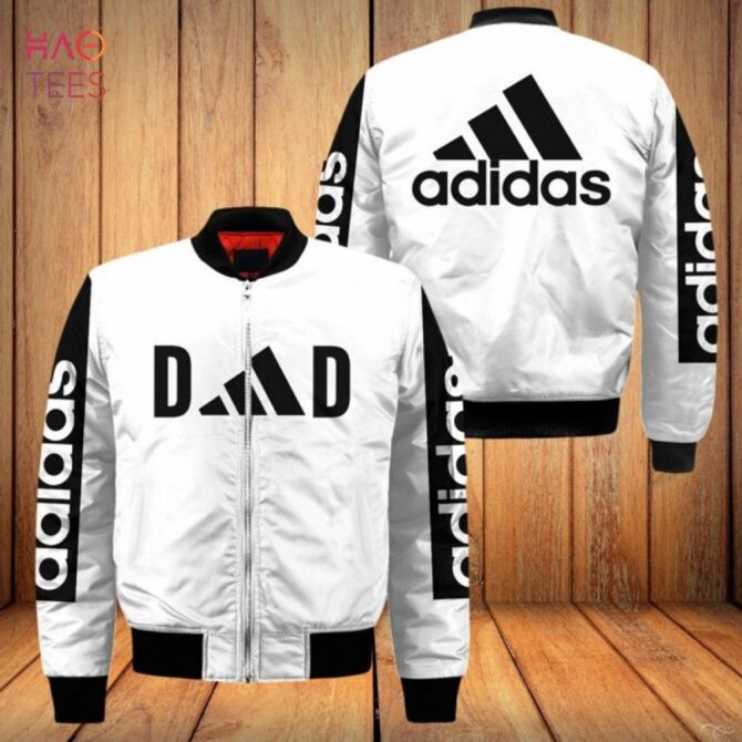 Best Adidas Luxury Brand Dd Mix White Color Bomber Jacket Limited Edition - Image 2
