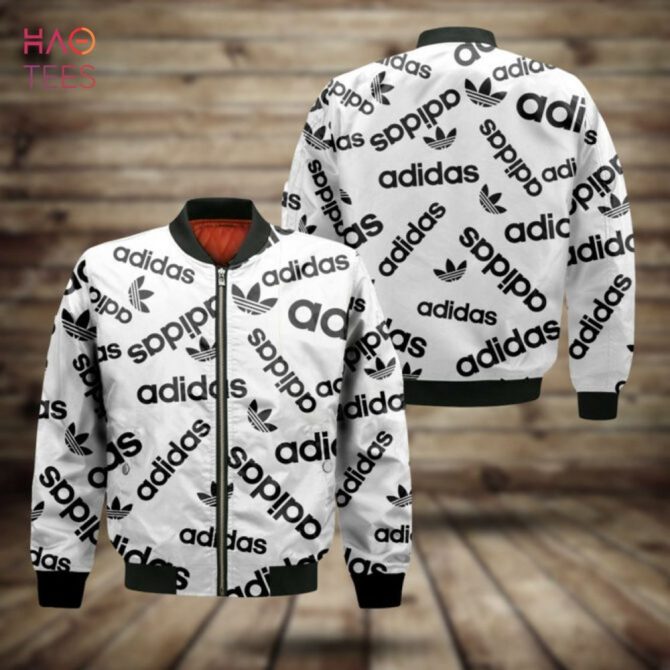 Trendding Adidas Full Printing Logo Luxury Brand Bomber Jacket Limited Edition - Image 2