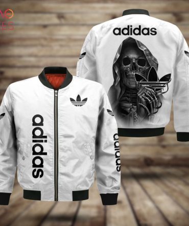 The Best Adidas Skull Printing 3D Luxury Brand Bomber Jacket Pod Design