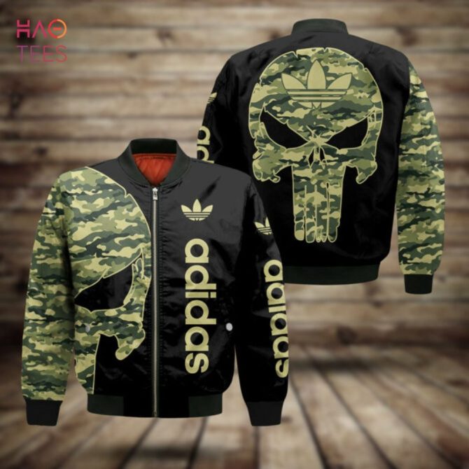 Camouflage Skull Bomber Jacket - Trendy Streetwear For Men & Women , Limited Edition - Image 2