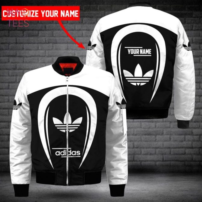 Customizable Adidas Bomber Jacket – Personalize With Your Name – Stylish & Unique Design