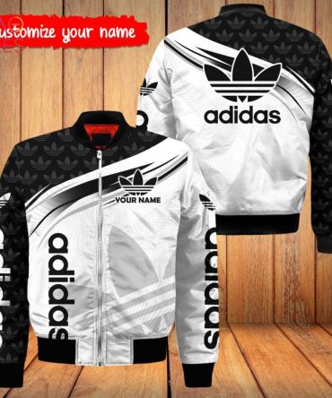 Available Adidas Luxury Brand Printing Logo Bomber Jacket Limited Edition