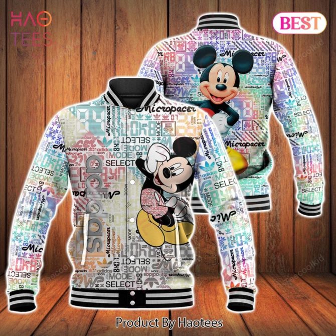 Colorful Mickey Mouse Bomber Jacket - Trendy Graphic Design For Disney Fans