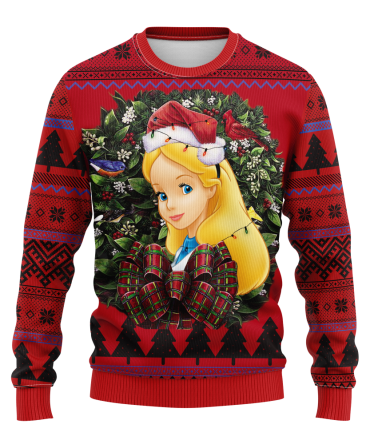 Alice In Wonderland Noel Mc Ugly Christmas Sweater Thanksgiving Gift