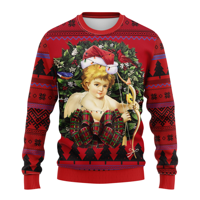 Angel 3 Noel Mc Ugly Christmas Sweater Thanksgiving Gift - Image 3