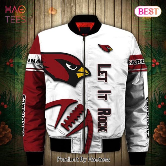 Cardinals 'Let It Rock' Bomber Jacket - Stylish Nfl Fan Gear For Ultimate Comfort
