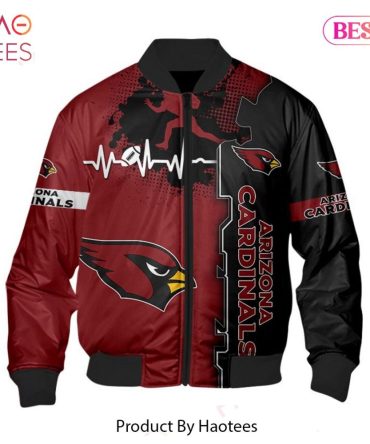 Arizona Cardinals Bomber Jacket - Stylish Fan Apparel For Game Day , Limited Edition