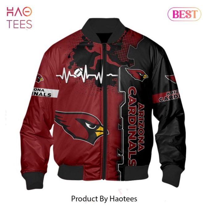 Arizona Cardinals Bomber Jacket - Stylish Fan Apparel For Game Day , Limited Edition