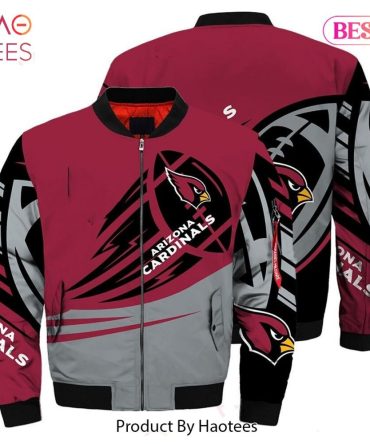 Arizona Cardinals Bomber Jacket - Stylish & Warm Fan Gear By Haotees