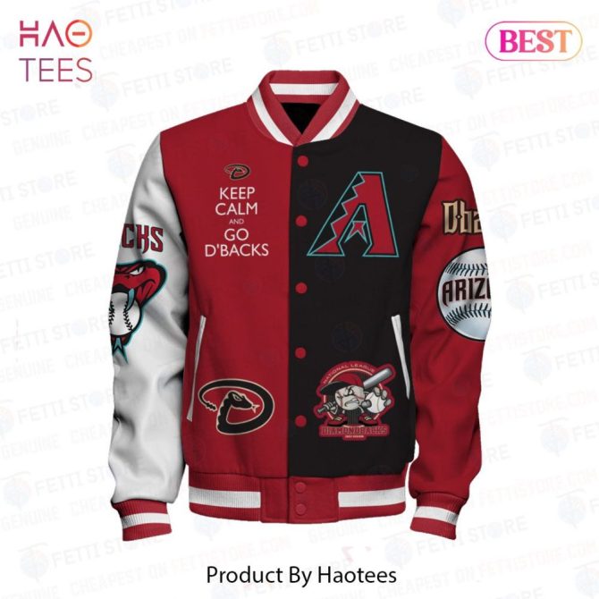 Arizona Diamondbacks 25Th Anniversary Varsity Jacket - Keep Calm & Go D'Backs Style - Image 2