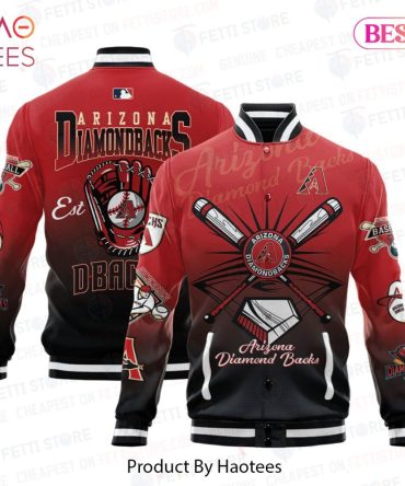 Arizona Diamondbacks Bomber Jacket - Stylish Mlb Fan Gear By Haotees