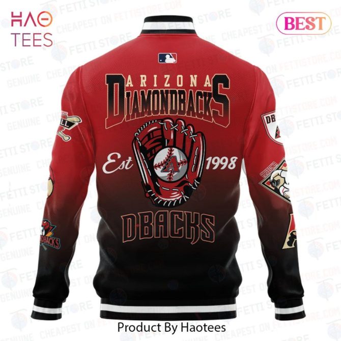 Arizona Diamondbacks Bomber Jacket - Stylish Mlb Fan Gear By Haotees - Image 3