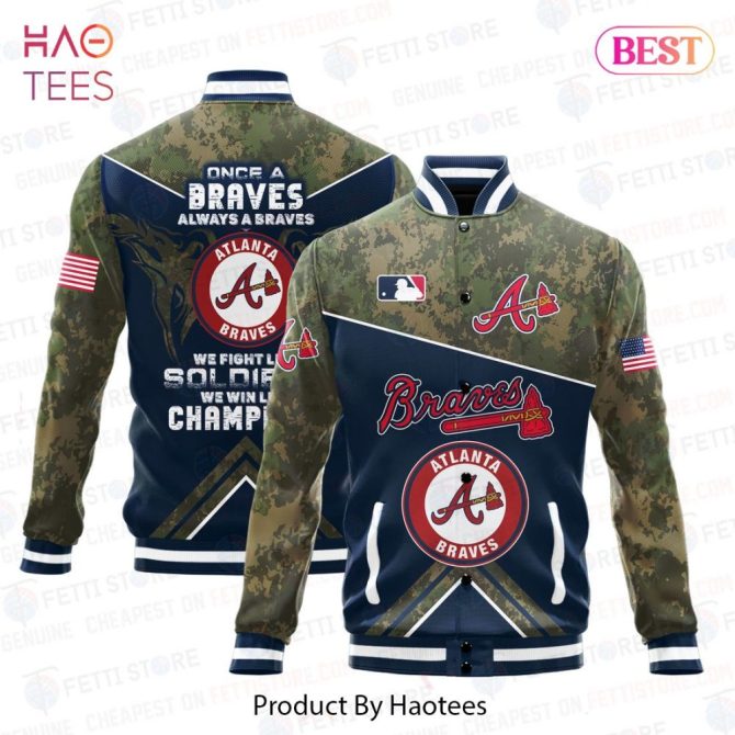 Atlanta Braves Camo Bomber Jacket - Limited Edition Fan Gear For Champions