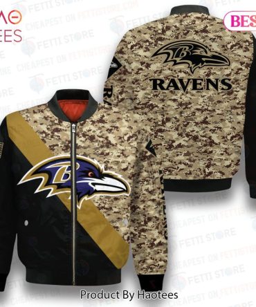 Available Baltimore Ravensnational Football League Aop Bomber Jacket