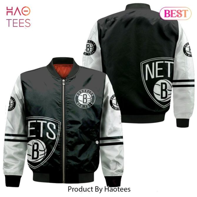 Available Brooklyn Nets National Basketball Association   3D Bomber Jacket