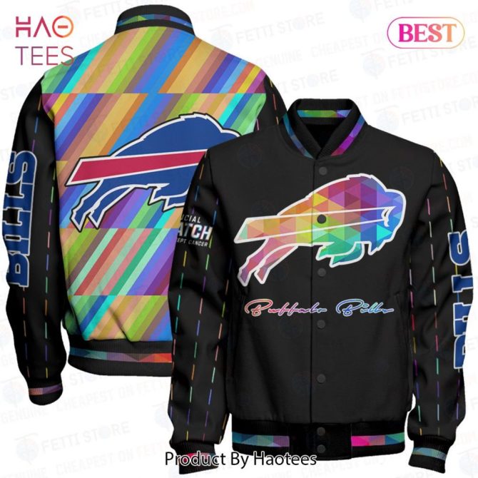 Buffalo Bills Rainbow Bomber Jacket - Bold & Stylish Fan Gear For All Seasons