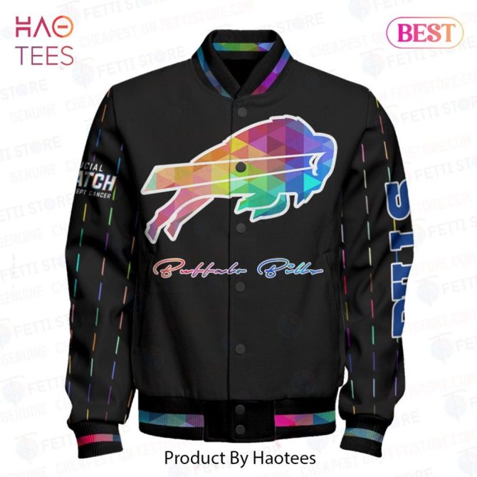 Buffalo Bills Rainbow Bomber Jacket - Bold & Stylish Fan Gear For All Seasons - Image 2