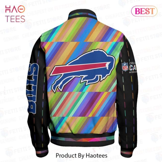 Buffalo Bills Rainbow Bomber Jacket - Bold & Stylish Fan Gear For All Seasons - Image 3