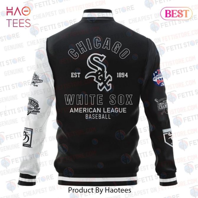 Chicago White Sox Varsity Jacket – Stylish Baseball Fan Apparel By Haotees - Image 3