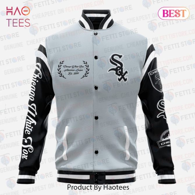 Chicago White Sox Varsity Jacket - Premium Fan Gear By Haotees - Image 2