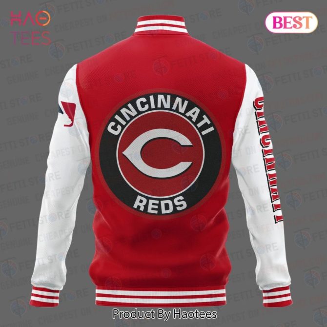 Cincinnati Reds Varsity Jacket - Stylish Team Spirit Apparel For Fans - Image 3