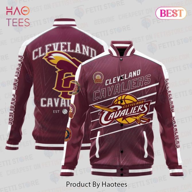 Cleveland Cavaliers Varsity Jacket - Stylish Fan Gear For Basketball Enthusiasts