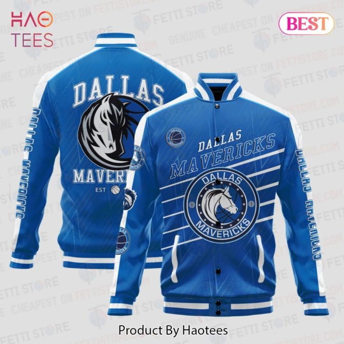 Dallas Mavericks Blue Varsity Jacket - Men'S Stylish Fan Gear By Haotees