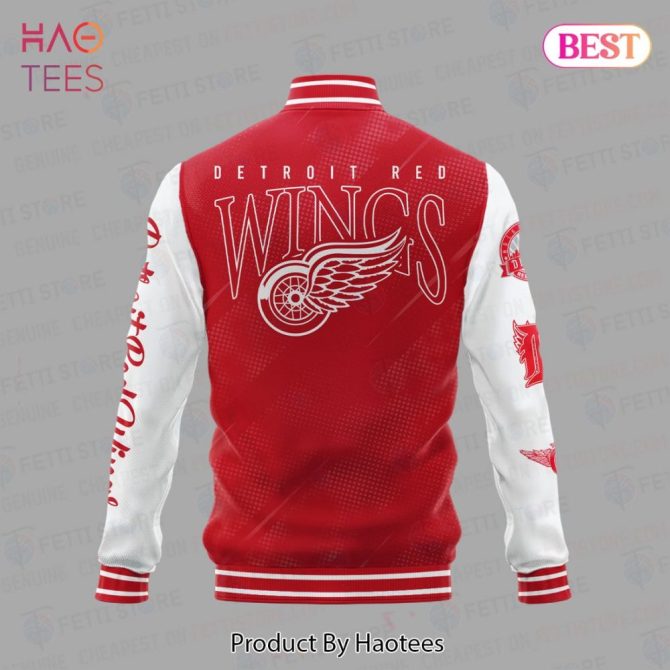 Detroit Red Wings Varsity Jacket – Stylish Fan Gear By Haotees, Perfect For Hockey Enthusiasts - Image 3