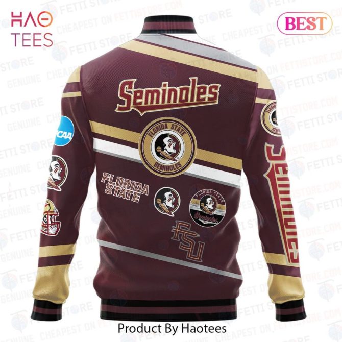 Florida State Seminoles Varsity Jacket - Premium Ncaa Fan Gear By Haotees - Image 3