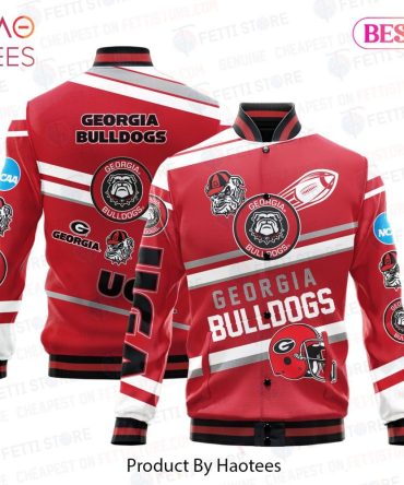 Georgia Bulldogs Bomber Jacket - Official Ncaa Fan Gear, Stylish & Warm