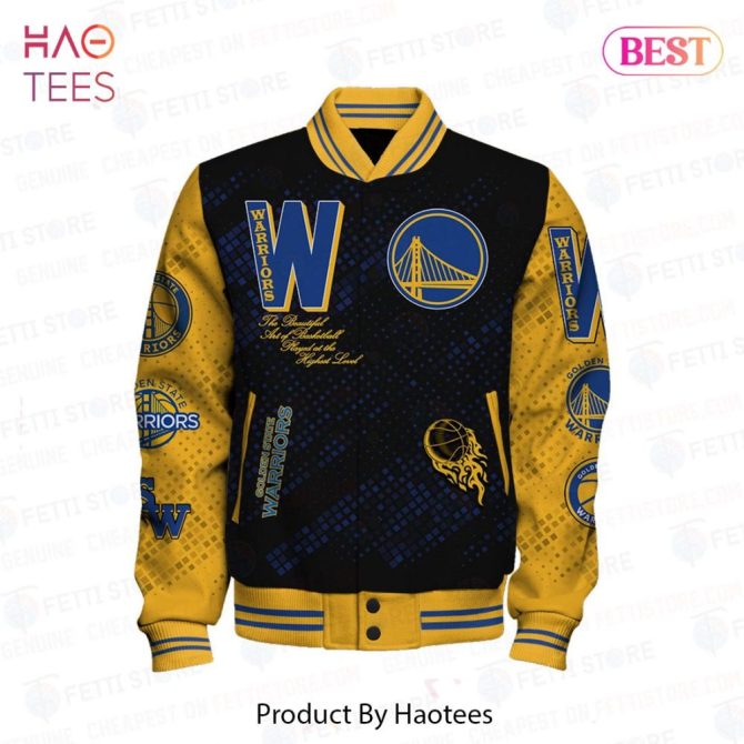 Golden State Warriors Varsity Jacket – Stylish Nba Fan Apparel For Men & Women - Image 2