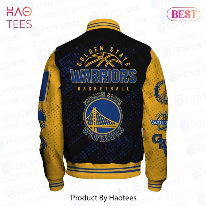 Golden State Warriors Varsity Jacket – Stylish Nba Fan Apparel For Men & Women - Image 3