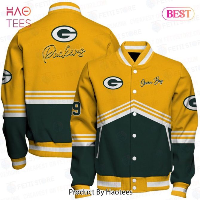Green Bay Packers Varsity Jacket - Stylish Fan Gear For Men & Women