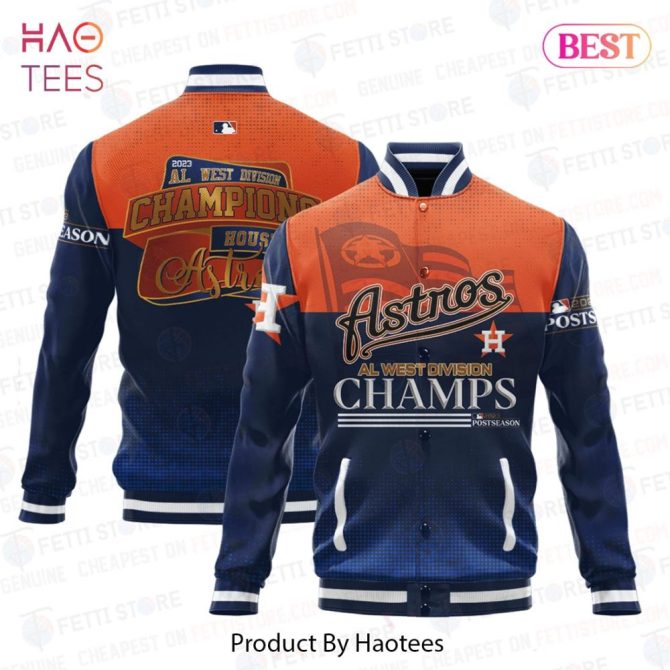 2023 Astros Al West Division Champs Varsity Jacket - Celebrate Victory In Style!
