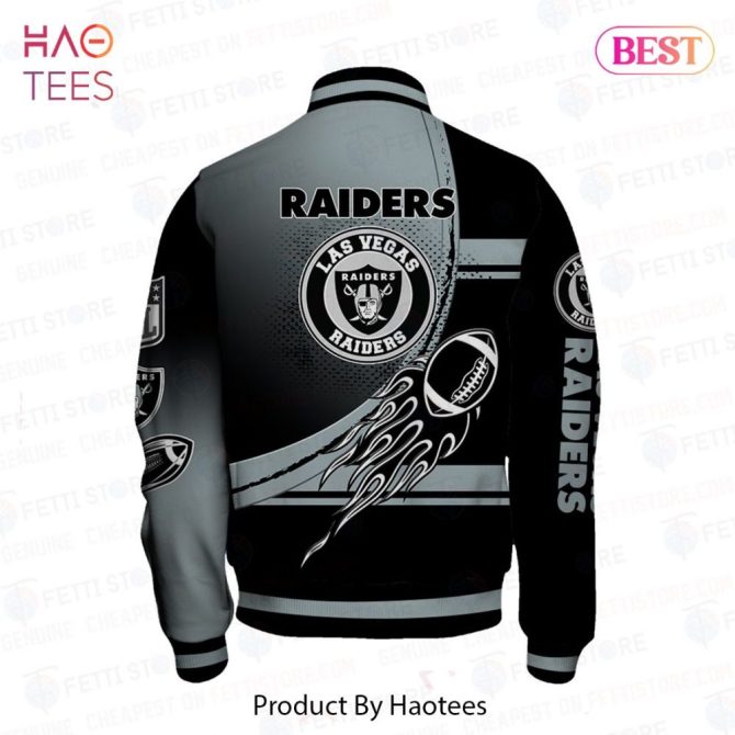 Las Vegas Raiders Varsity Jacket - Stylish Nfl Fan Gear For Men & Women - Image 3