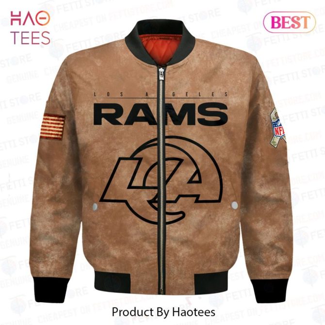 Available Los Angeles Ramsnational Football League   Unisex Aop Bomber Jacket - Image 2