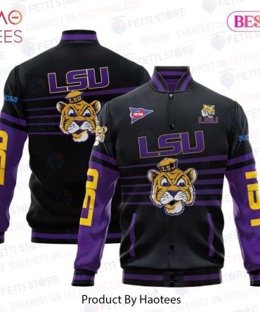 Lsu Tigers Varsity Jacket - Official Ncaa Team Apparel By Haotees