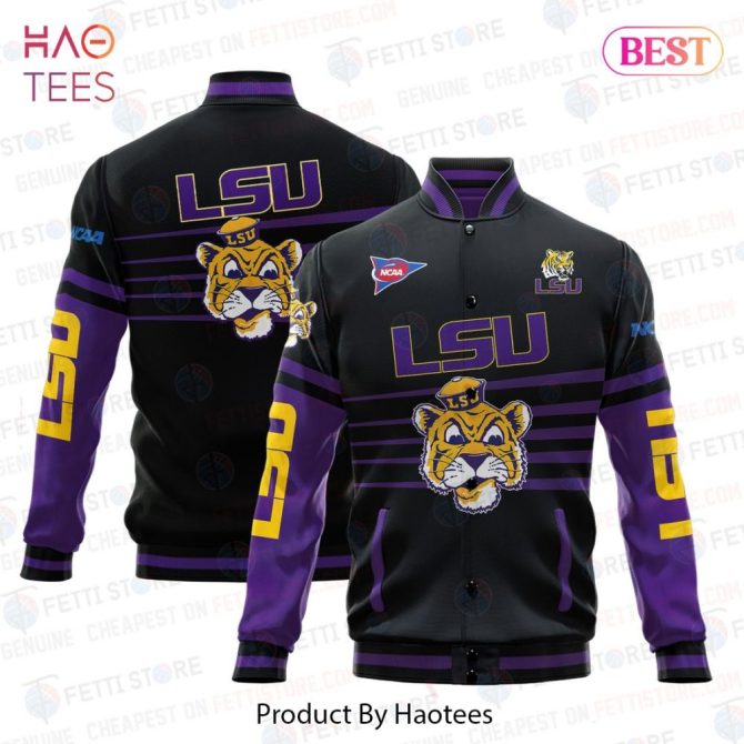 Lsu Tigers Varsity Jacket - Official Ncaa Team Apparel By Haotees