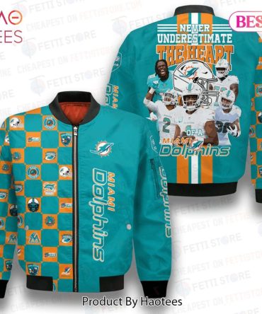 Available Miami Dolphins Nfl   Unisex Aop Bomber Jacket