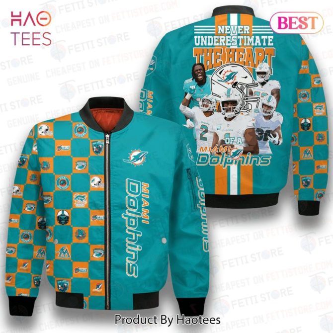 Available Miami Dolphins Nfl   Unisex Aop Bomber Jacket