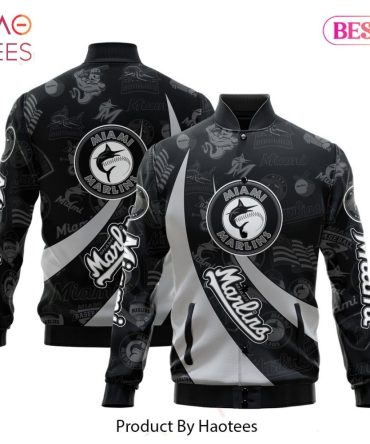 Miami Marlins Bomber Jacket - Stylish Baseball Fan Gear By Haotees