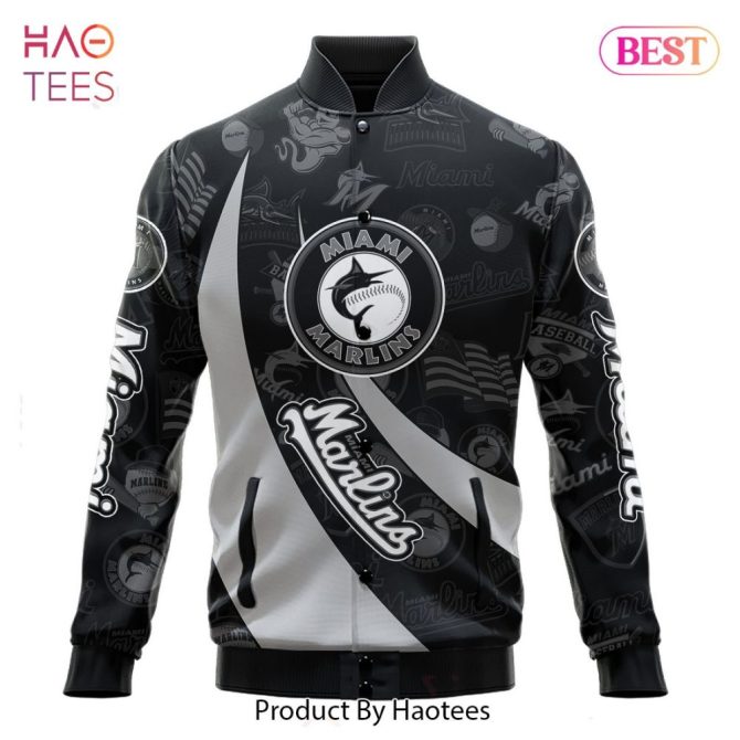 Miami Marlins Bomber Jacket - Stylish Baseball Fan Gear By Haotees - Image 2