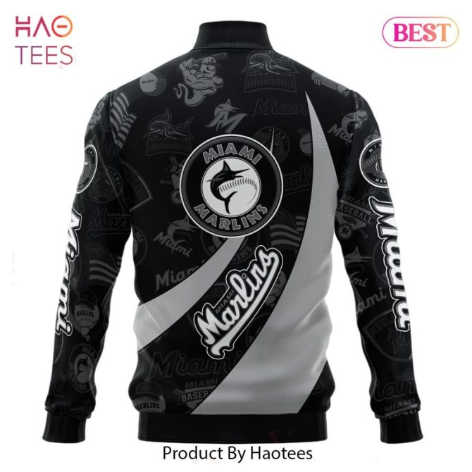 Miami Marlins Bomber Jacket - Stylish Baseball Fan Gear By Haotees - Image 3