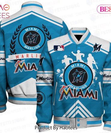 Miami Marlins Varsity Jacket - Stylish Mlb Fan Apparel, Perfect Gift For Baseball Lovers