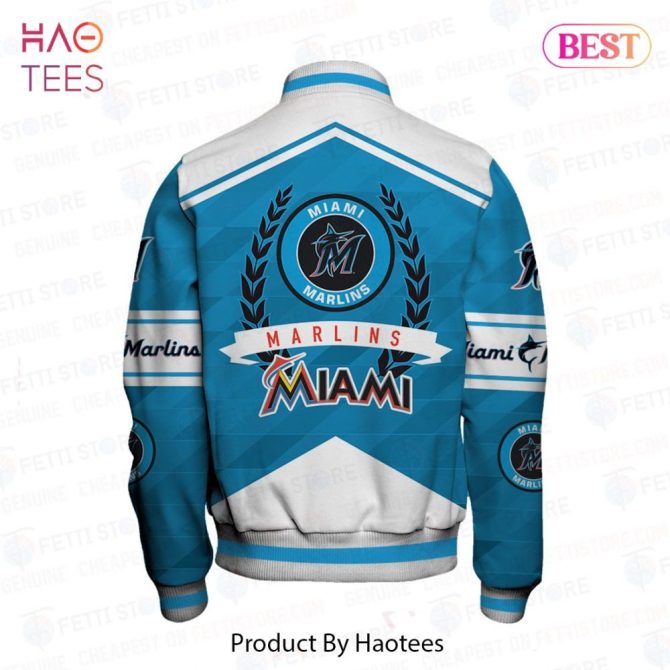 Miami Marlins Varsity Jacket - Stylish Mlb Fan Apparel, Perfect Gift For Baseball Lovers - Image 3