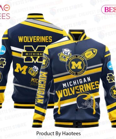 Michigan Wolverines Bomber Jacket - Stylish Ncaa Team Gear For Fans